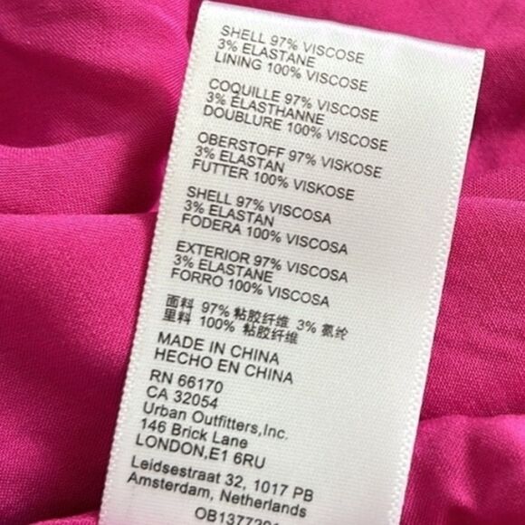 Urban Outfitters Aritha Hook & Eye Pink Floral Babydoll Mini Dress Size Small - Picture 9 of 11